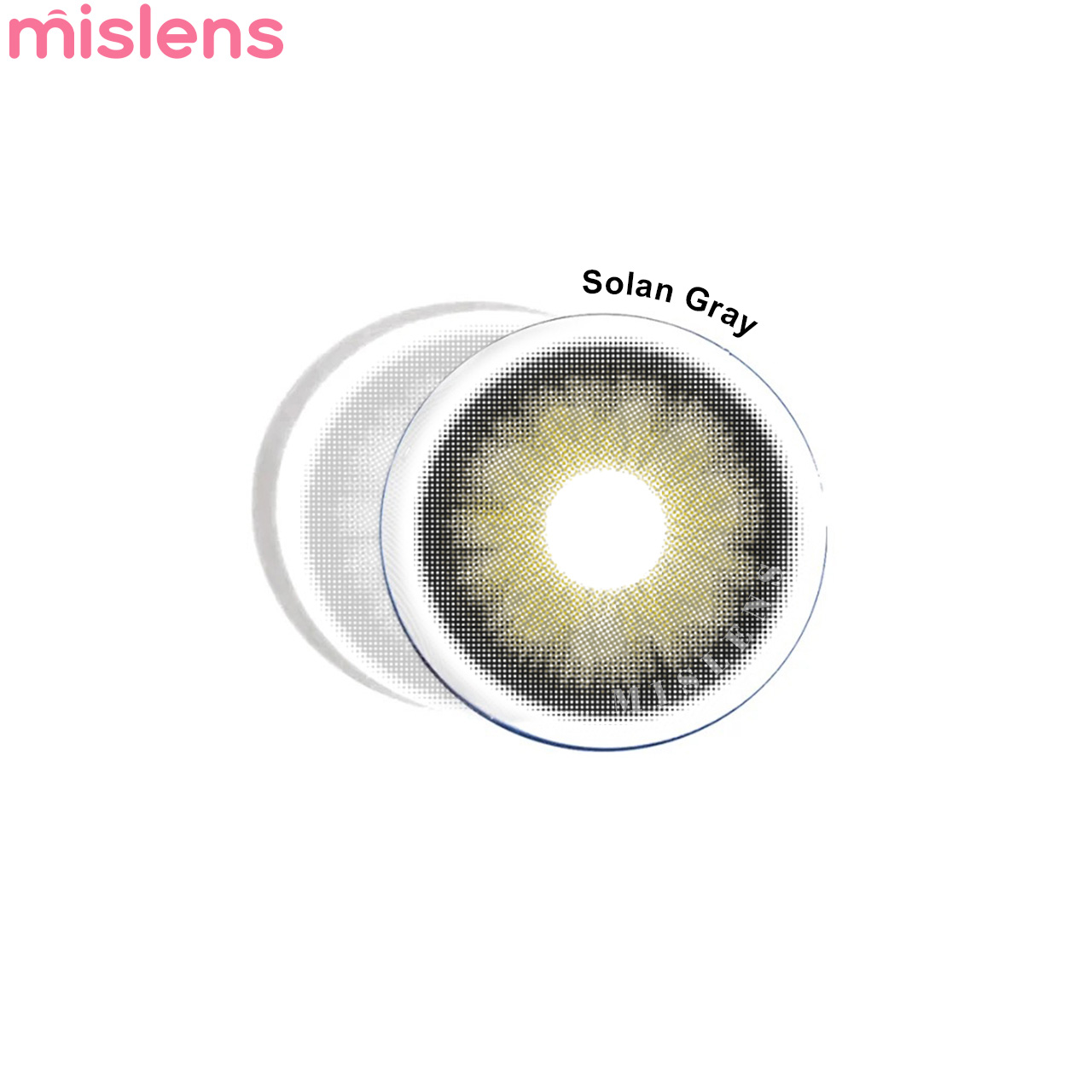 Solan Series Grey Yearly Colored Circle Contact Lenses