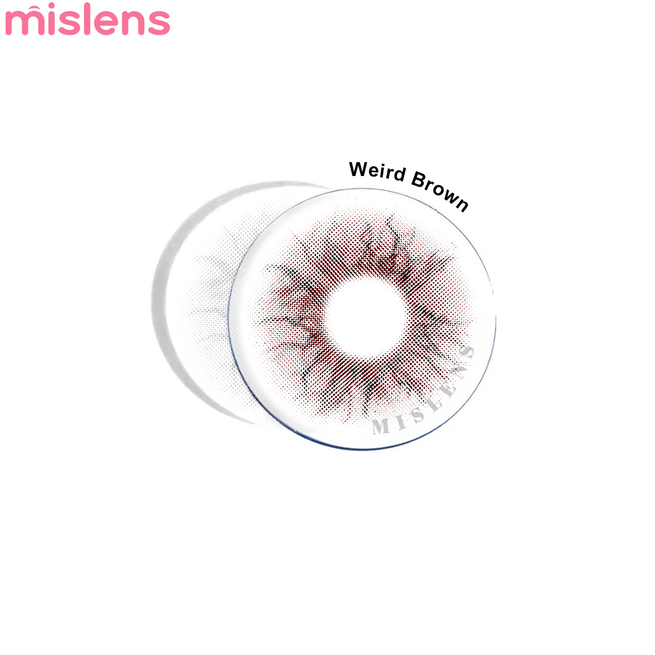 Weird Series Brown Yearly Colored Cosmetic Contact Lenses