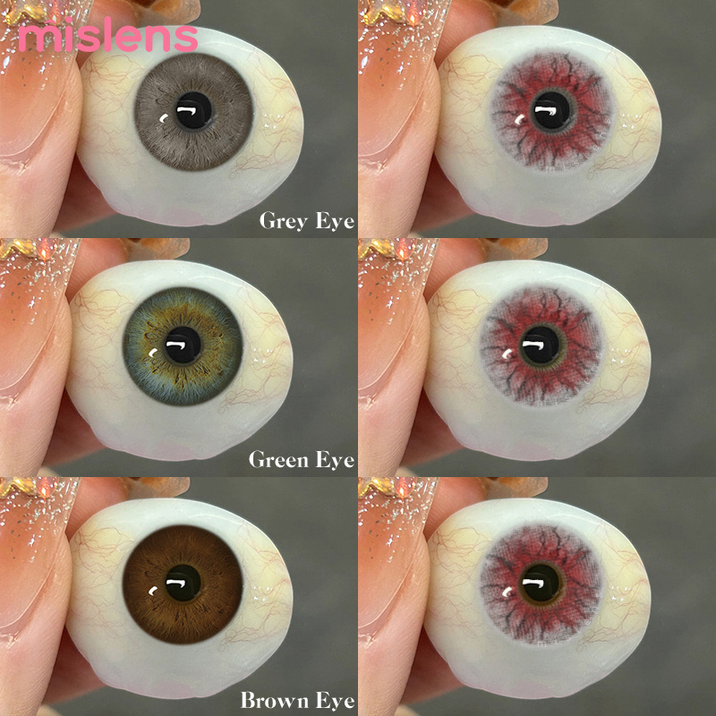 Weird Series Brown Yearly Colored Cosmetic Contact Lenses