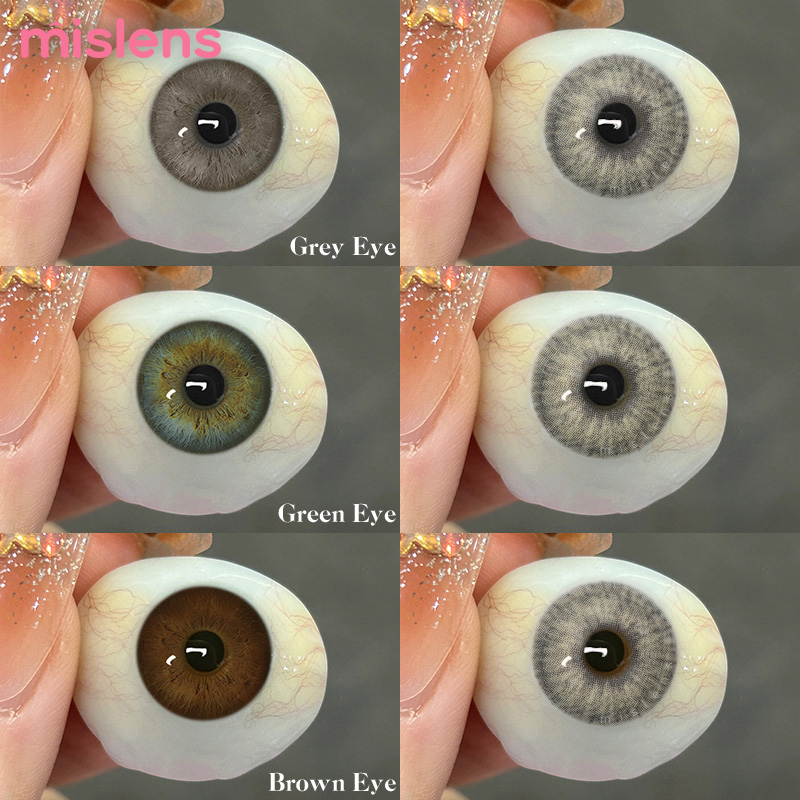 Lyka Series Grey Yearly Color Lenses for Eyes Wholesale
