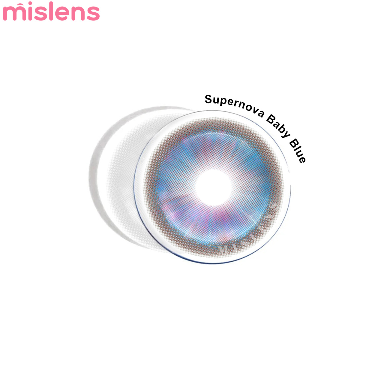 Supernova Series Baby Blue Yearly High Quality Color Contact Lenses
