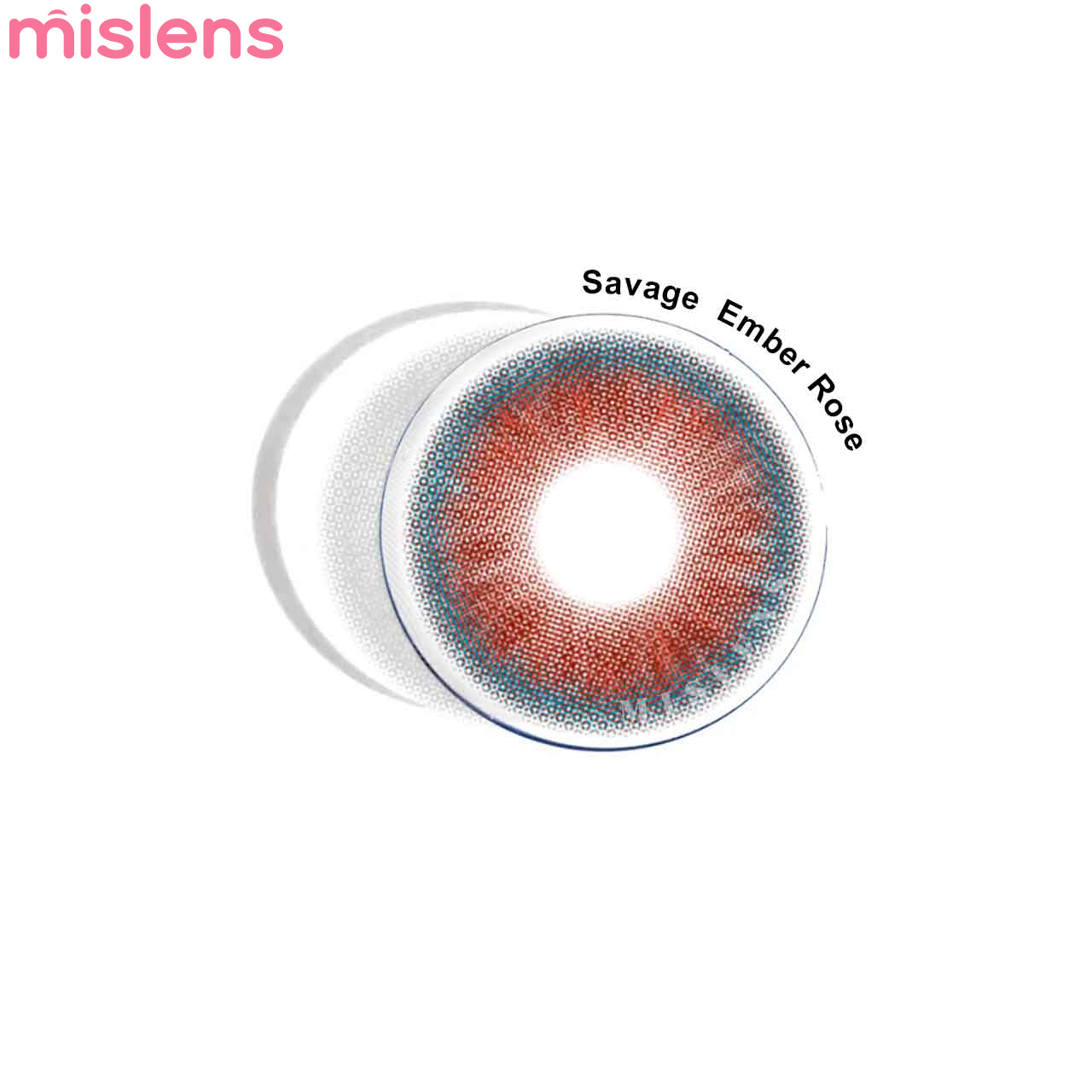 Savage Series Ember Rose Yearly Coloured Lenses Without Power