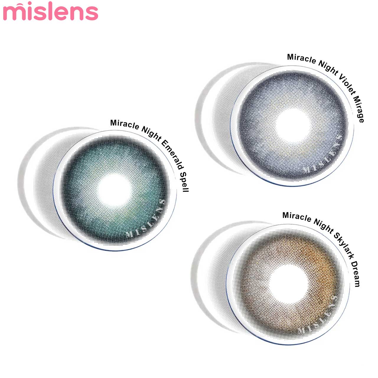 Miracle Night Series Yearly Colored Contacts Asian Style