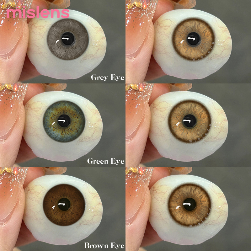 Moodcha Series Yearly Natural Colored Contact Lenses