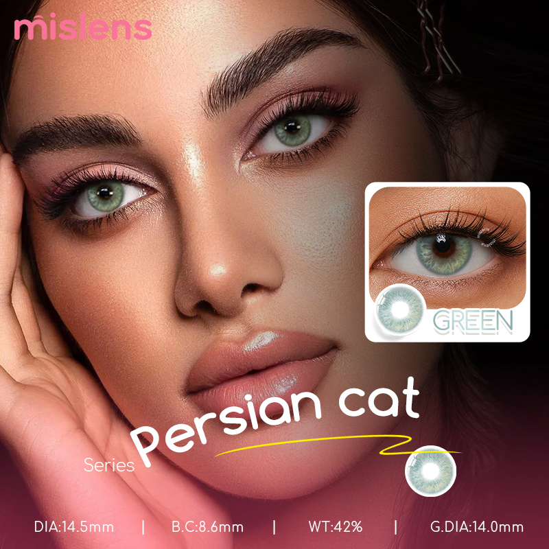 Persian cat Series Yearly Natural Colored Contact Lenses