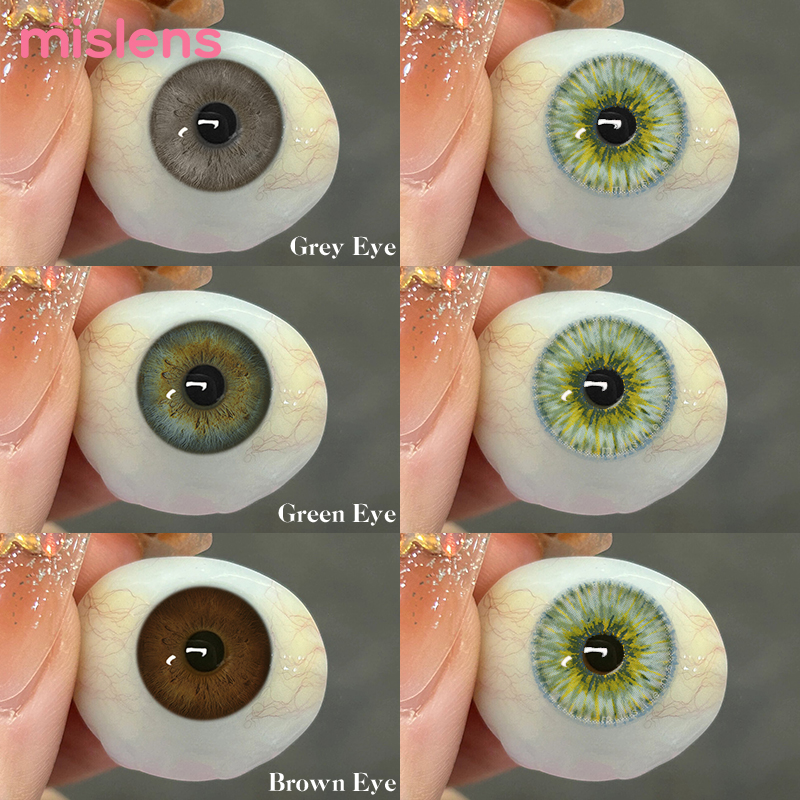 Rare Iris Green Yearly Natural Colored Contact Lenses