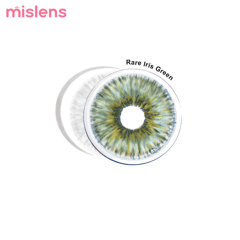 Rare Iris Green Yearly Natural Colored Contact Lenses