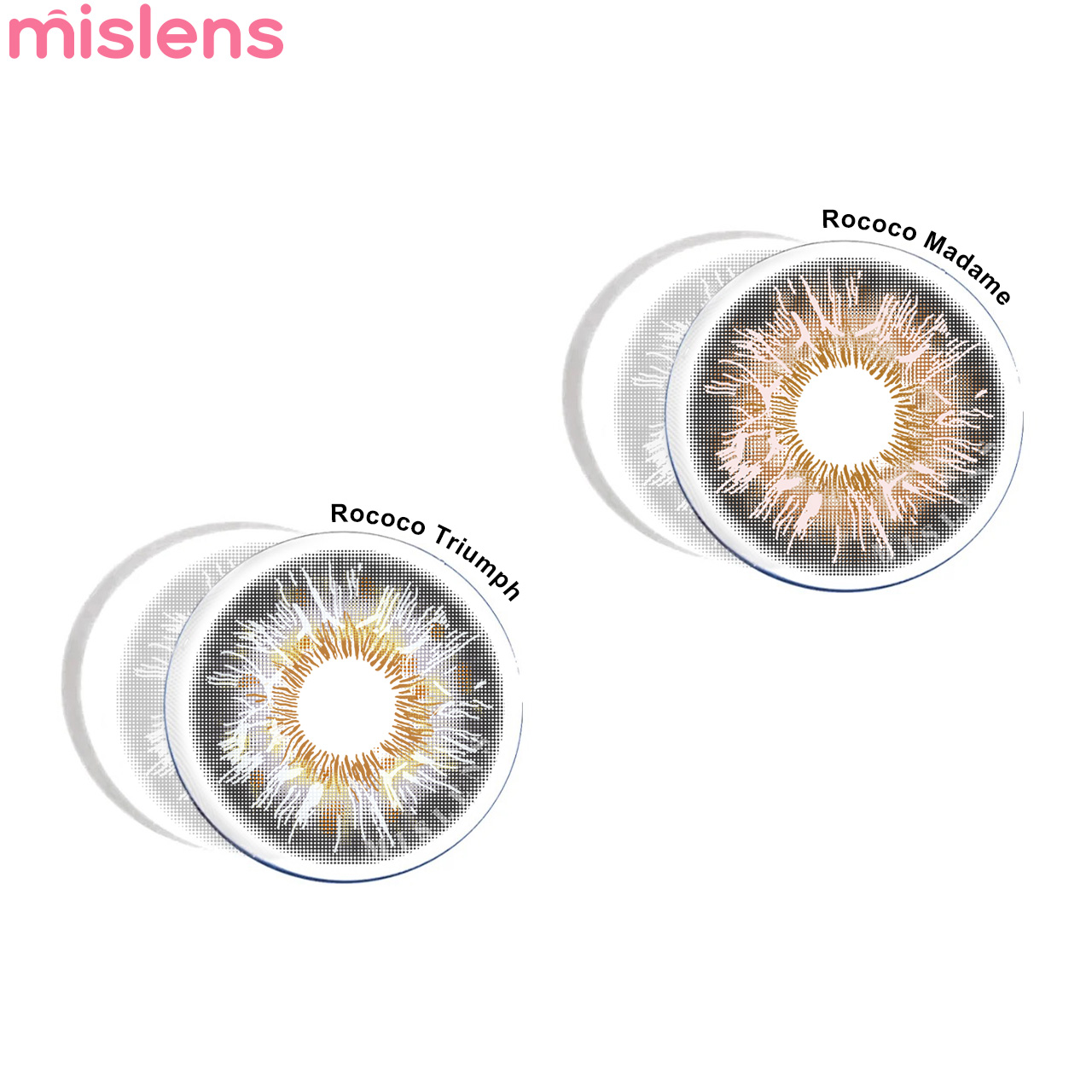 Rococo Series Yearly Colored Eye Contacts Non Prescription