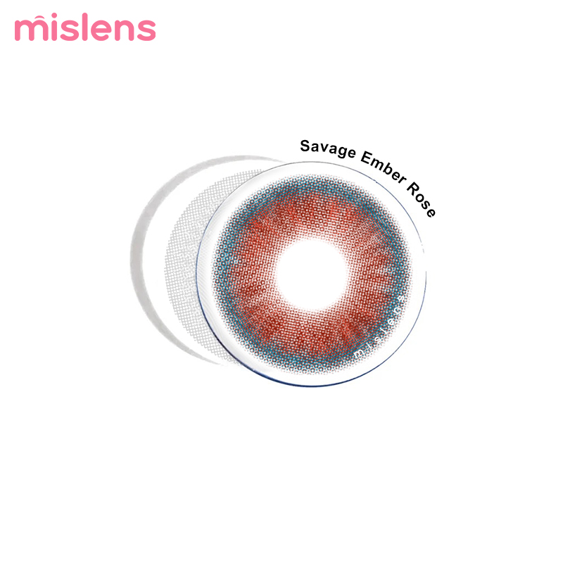 Savage Series Ember Rose Yearly Coloured Lenses Without Power