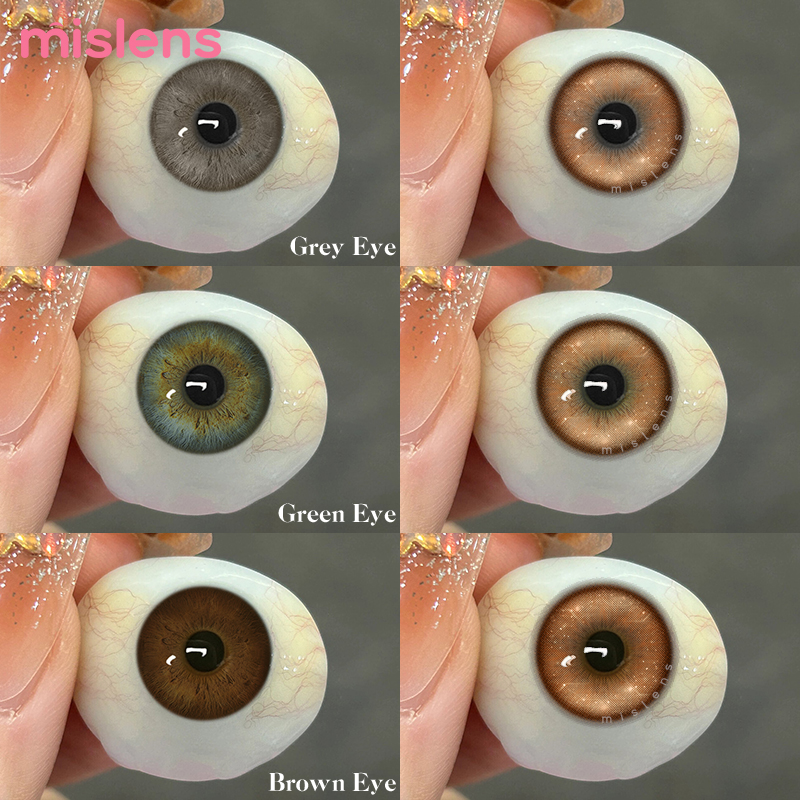 Sugar Pop Brown Yearly Natural Colored Contact Lenses