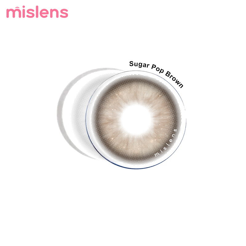 Sugar Pop Brown Yearly Natural Colored Contact Lenses