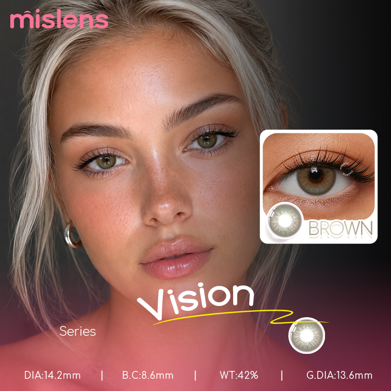 Vision Series Yearly Natural Colored Contact Lenses