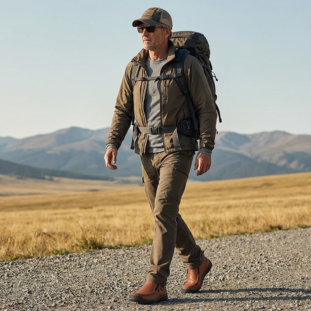 Letzter Tag: 50 % Rabatt! 🔥 Handgefertigte Vintage-Chukka-Boots aus echtem Leder für Herren – leicht und knöchelhoch.