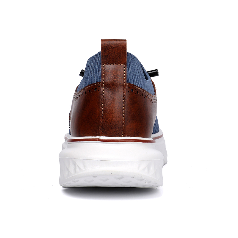 (⏰LETZTER TAG - 70% RABATT🛒) Leichte, orthopädische, wasserdichte Oxford-Schuhe zum Hineinschlüpfen für Herren, bequeme und weiche Laufschuhe - WEITE (E-6E) & verlängertes Design, passend für alle Fußtypen