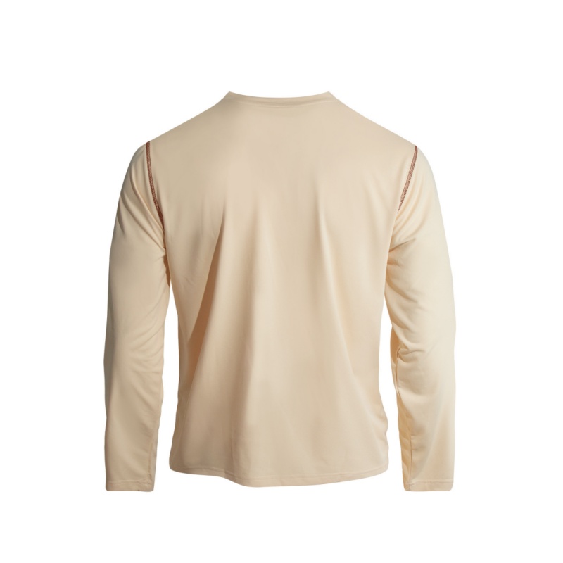 Premium Herren Henley-Shirt aus Baumwolle – Langarmshirt mit Kontrastnähten, Regular Fit