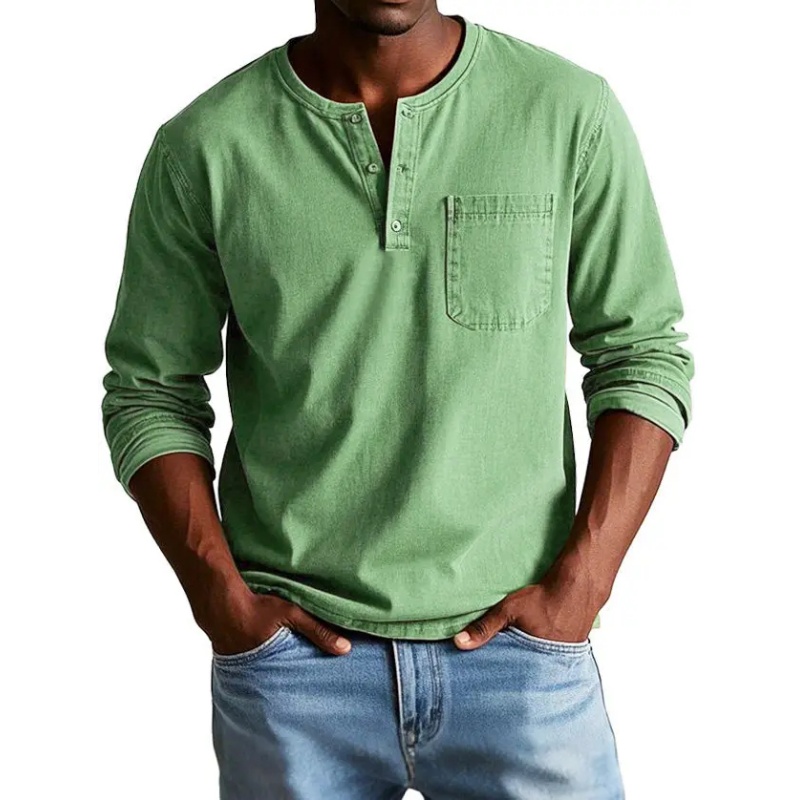 Langärmliges Vintage-Hemd