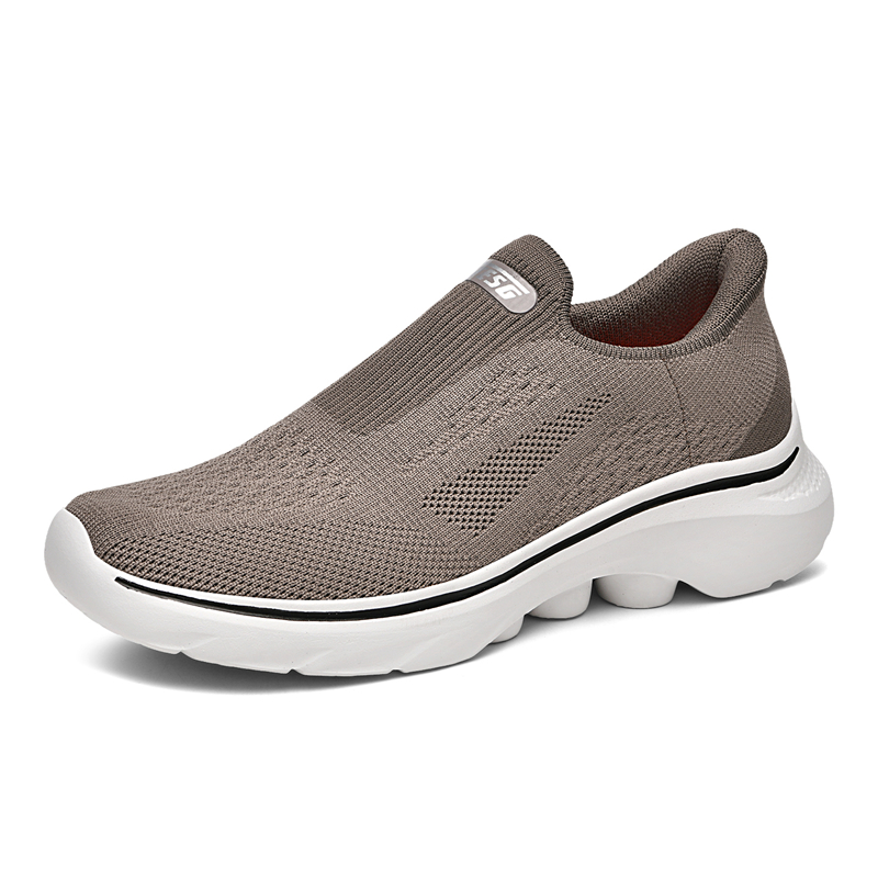 (⏰Last Day - 70% Discount🛒) Men's Lightweight Orthopedic Waterproof Arch Support Walking Shoes, Comfortable and Soft, Slip-on, Wide and Extended Design - Suitable for All Foot Types