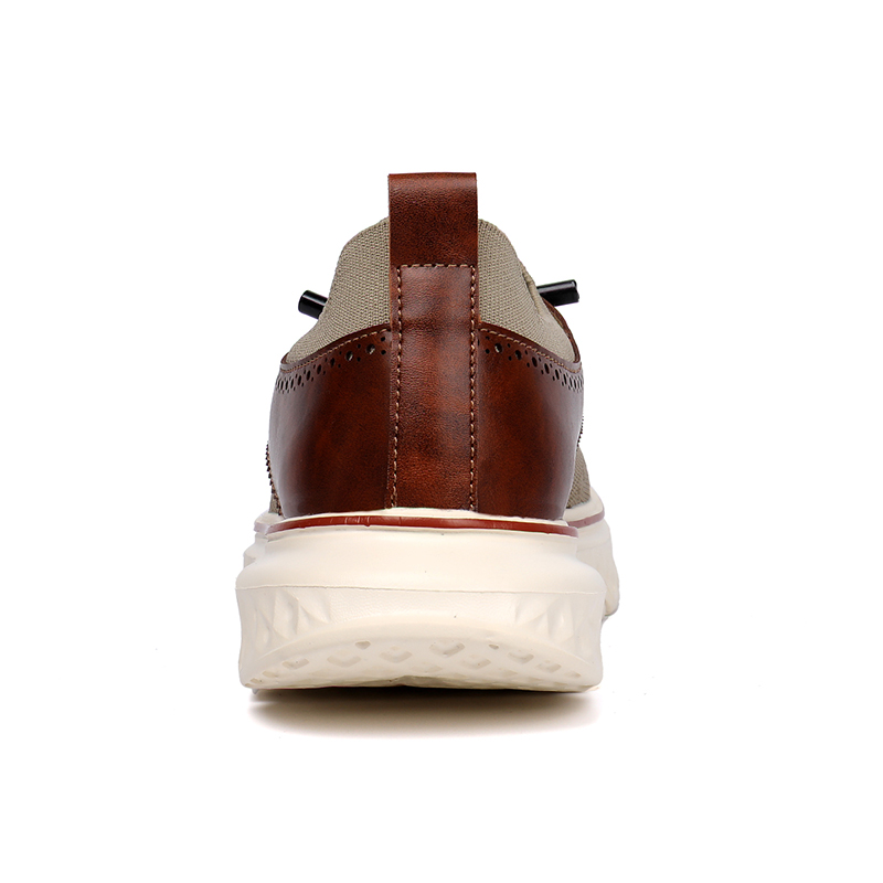 (⏰LETZTER TAG - 70% RABATT🛒) Leichte, orthopädische, wasserdichte Oxford-Schuhe zum Hineinschlüpfen für Herren, bequeme und weiche Laufschuhe - WEITE (E-6E) & verlängertes Design, passend für alle Fußtypen