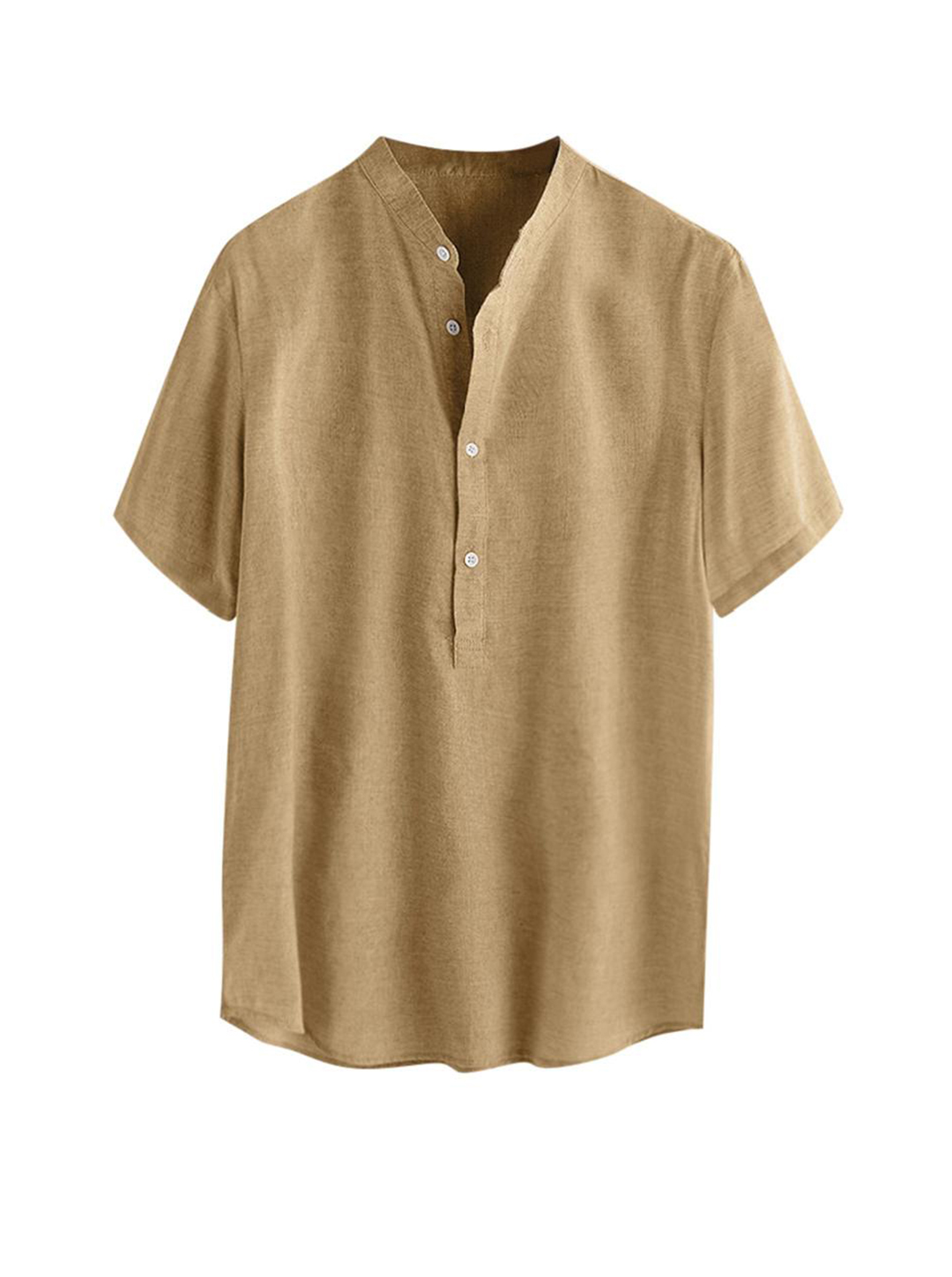 Brandon Slub Cotton And Linen Short-sleeved Shirt