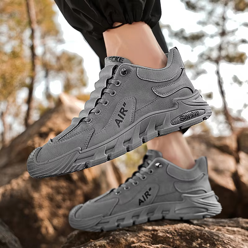 Herren-Freizeitschuhe mit dicker Sohle und rutschfester Oberfläche (50 % Rabatt)