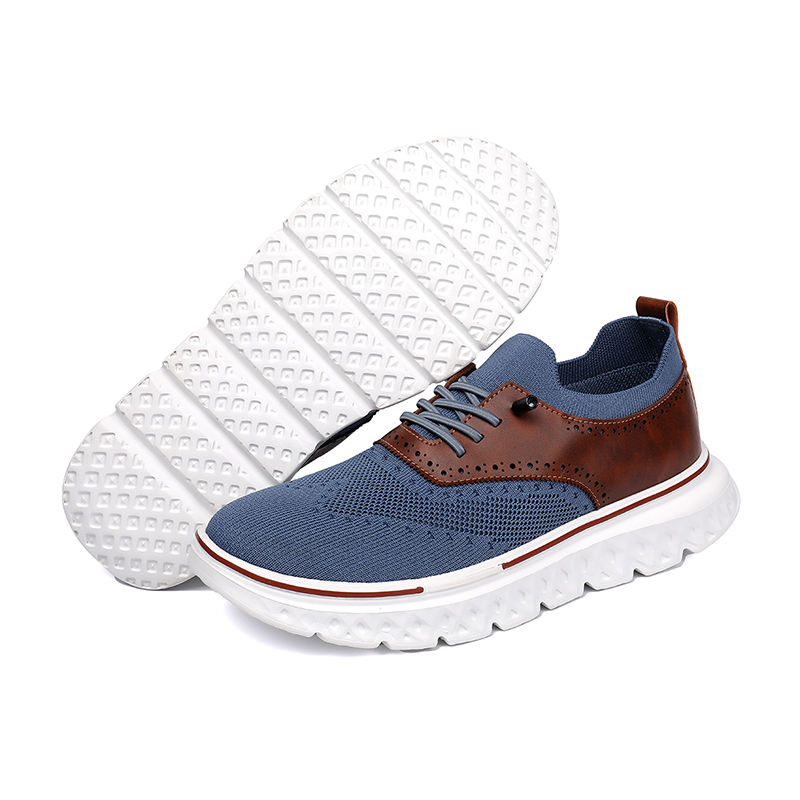 (⏰LETZTER TAG - 70% RABATT🛒) Leichte, orthopädische, wasserdichte Oxford-Schuhe zum Hineinschlüpfen für Herren, bequeme und weiche Laufschuhe - WEITE (E-6E) & verlängertes Design, passend für alle Fußtypen