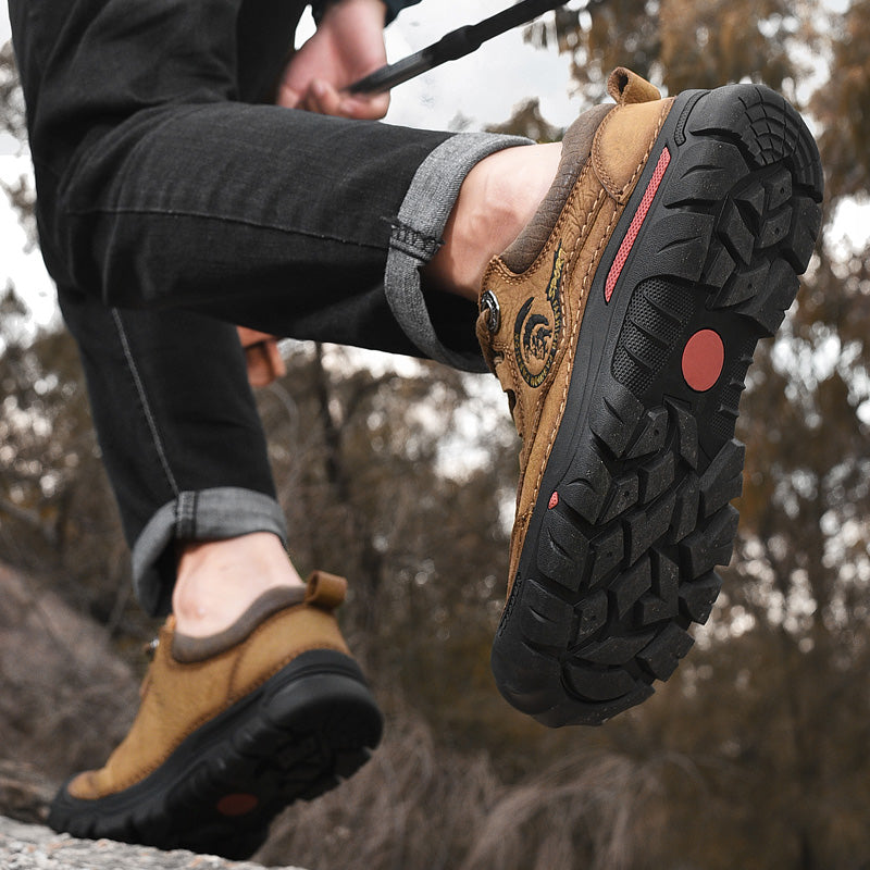 ⏰Limited-Time 70% OFF – Men’s Safety Toe Leather Work Shoes – Wide Toe, Waterproof, Slip-Resistant& All-Day Comfort