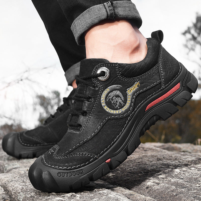 ⏰Limited-Time 70% OFF – Men’s Safety Toe Leather Work Shoes – Wide Toe, Waterproof, Slip-Resistant& All-Day Comfort