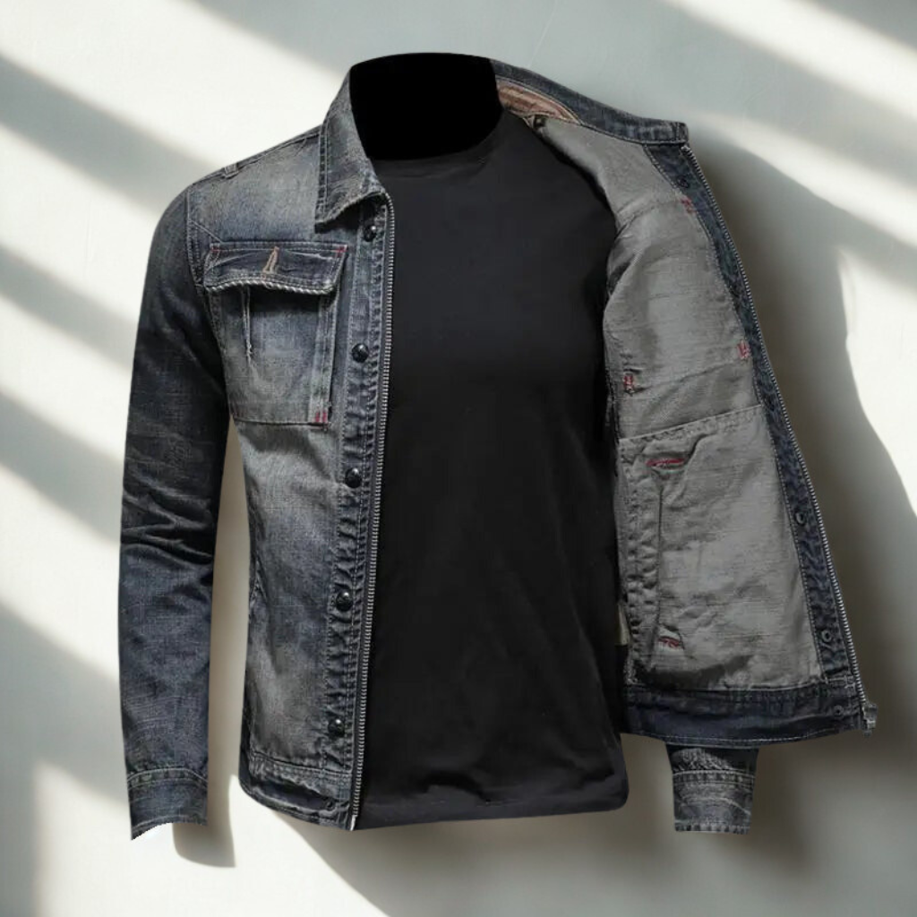 Kai - Denimjacke mit Reißverschluss