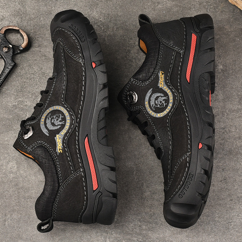 ⏰Limited-Time 70% OFF – Men’s Safety Toe Leather Work Shoes – Wide Toe, Waterproof, Slip-Resistant& All-Day Comfort