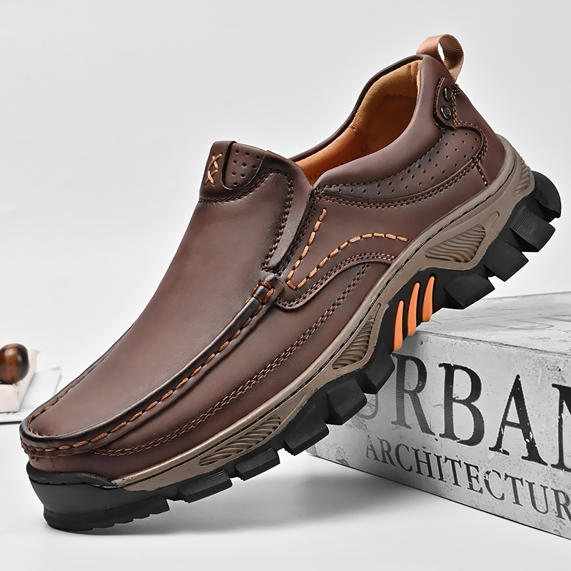 ⏰Aktion: 50 % Rabatt – Orthopädische, bequeme und lässige Slipper aus echtem Leder für Herren