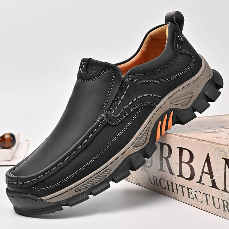 ⏰Aktion: 50 % Rabatt – Orthopädische, bequeme und lässige Slipper aus echtem Leder für Herren