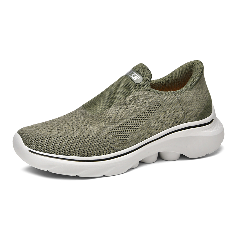 (⏰Last Day - 70% Discount🛒) Men's Lightweight Orthopedic Waterproof Arch Support Walking Shoes, Comfortable and Soft, Slip-on, Wide and Extended Design - Suitable for All Foot Types