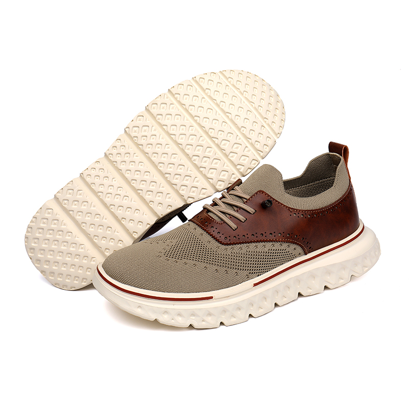 (⏰LETZTER TAG - 70% RABATT🛒) Leichte, orthopädische, wasserdichte Oxford-Schuhe zum Hineinschlüpfen für Herren, bequeme und weiche Laufschuhe - WEITE (E-6E) & verlängertes Design, passend für alle Fußtypen