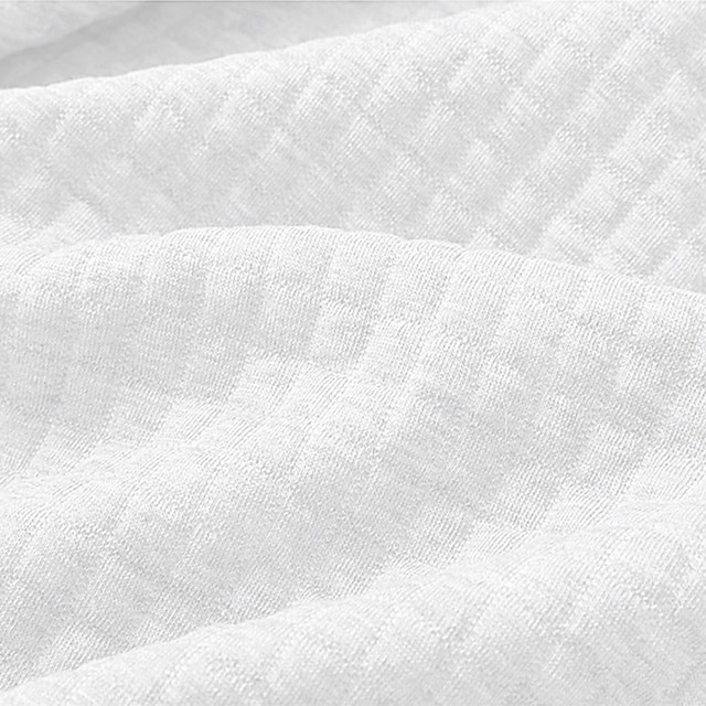 Herren Waffel-Poloshirts Textur Lässig Viertelreißverschluss Langarm Mode Bequem Farbblock Reißverschluss Tasche Herbst Frühling & Herbst Normale Passform Weiß Schwarz Blau Hellblau Dunkelgrau Purpur