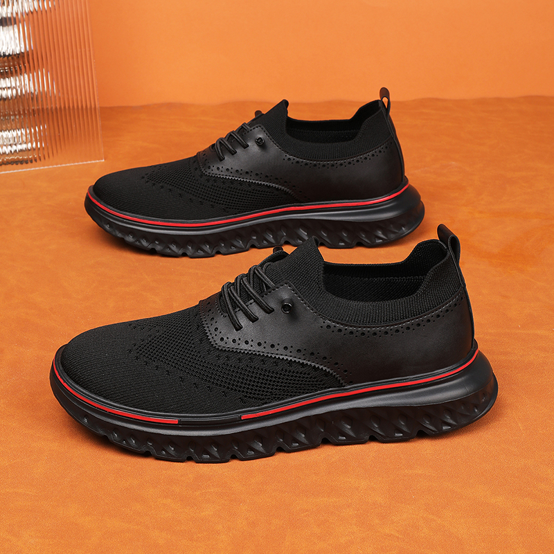 (⏰LETZTER TAG - 70% RABATT🛒) Leichte, orthopädische, wasserdichte Oxford-Schuhe zum Hineinschlüpfen für Herren, bequeme und weiche Laufschuhe - WEITE (E-6E) & verlängertes Design, passend für alle Fußtypen