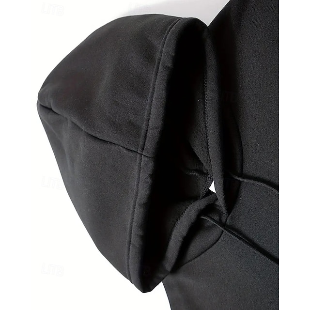 Zweiteiliger Herren-Trainingsanzug: Kapuzenpulli und Jogginghose, geeignet für Fitness-/Wander-/Trainingsaktivitäten.