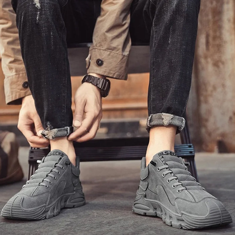 Herren-Freizeitschuhe mit dicker Sohle und rutschfester Oberfläche (50 % Rabatt)