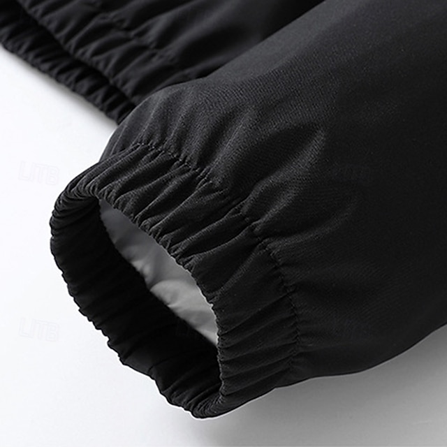 Herren 2-teiliger Trainingsanzug Lounge-Hoodie Trainingsanzug-Sets mit Tasche Farbblock Kombination Frühling Herbst Schwarz Armeegrün Fitnessstudio Training Laufen Hohe Taille Leicht Mode Langarm