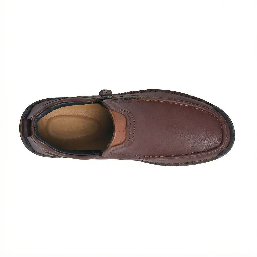 Letzter Tag: 50 % Rabatt! 🔥 Handgefertigte Vintage-Chukka-Boots aus echtem Leder für Herren – leicht und knöchelhoch.