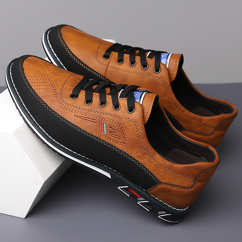 Men's Fashion Calfskin Leather Shoes