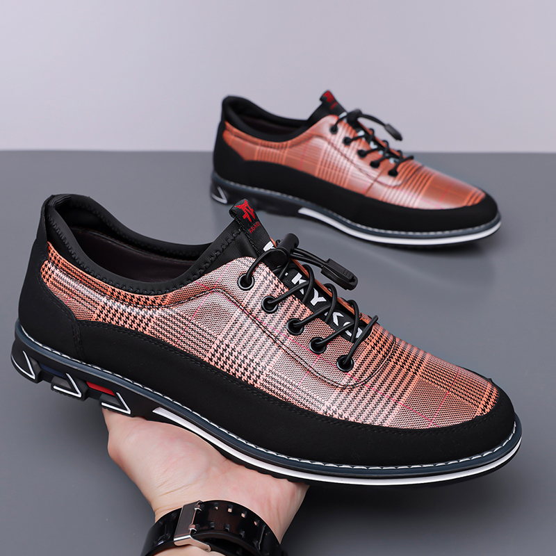 Men's Fashion Calfskin Leather Shoes