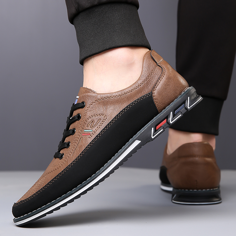 Men's Fashion Calfskin Leather Shoes