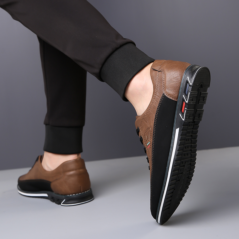 Men's Fashion Calfskin Leather Shoes