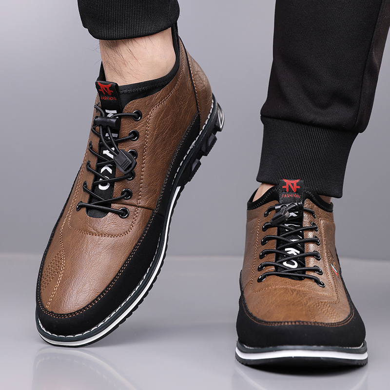 Men's Fashion Calfskin Leather Shoes