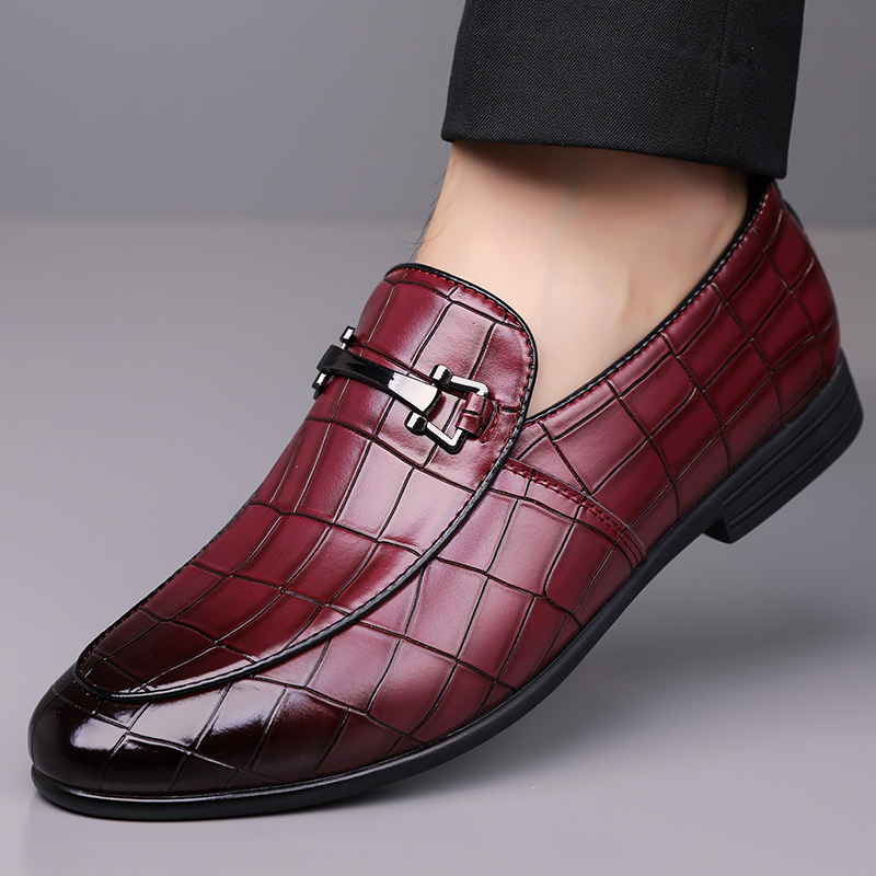 Men's Fashion Calfskin Leather Shoes