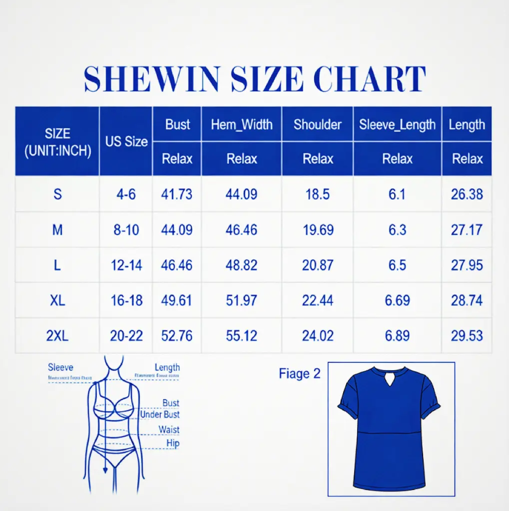 SHEWIN Cozy Oversized Waffle Knit V-Neck Top - Plus Size