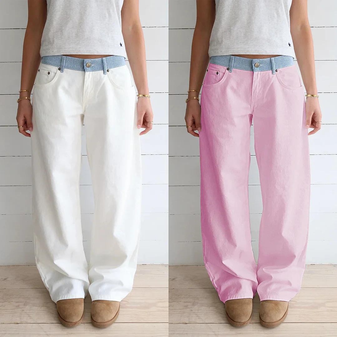 Jodie Adjustable Wide Leg Jeans