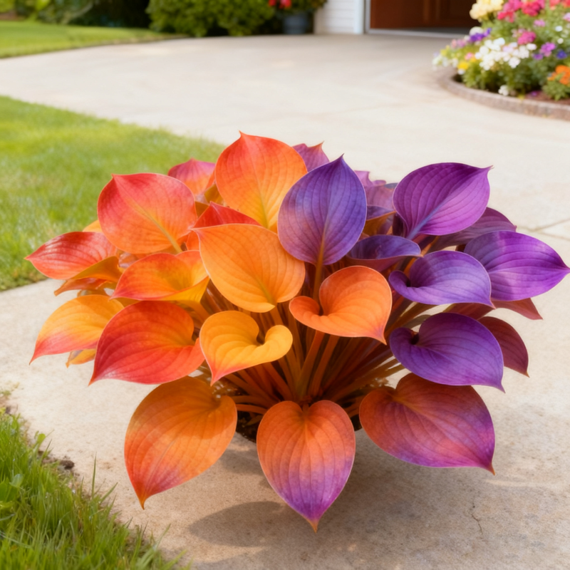 🌈« Hosta arc-en-ciel Dreamlight — Là où la nature brille dans toutes ses nuances »
