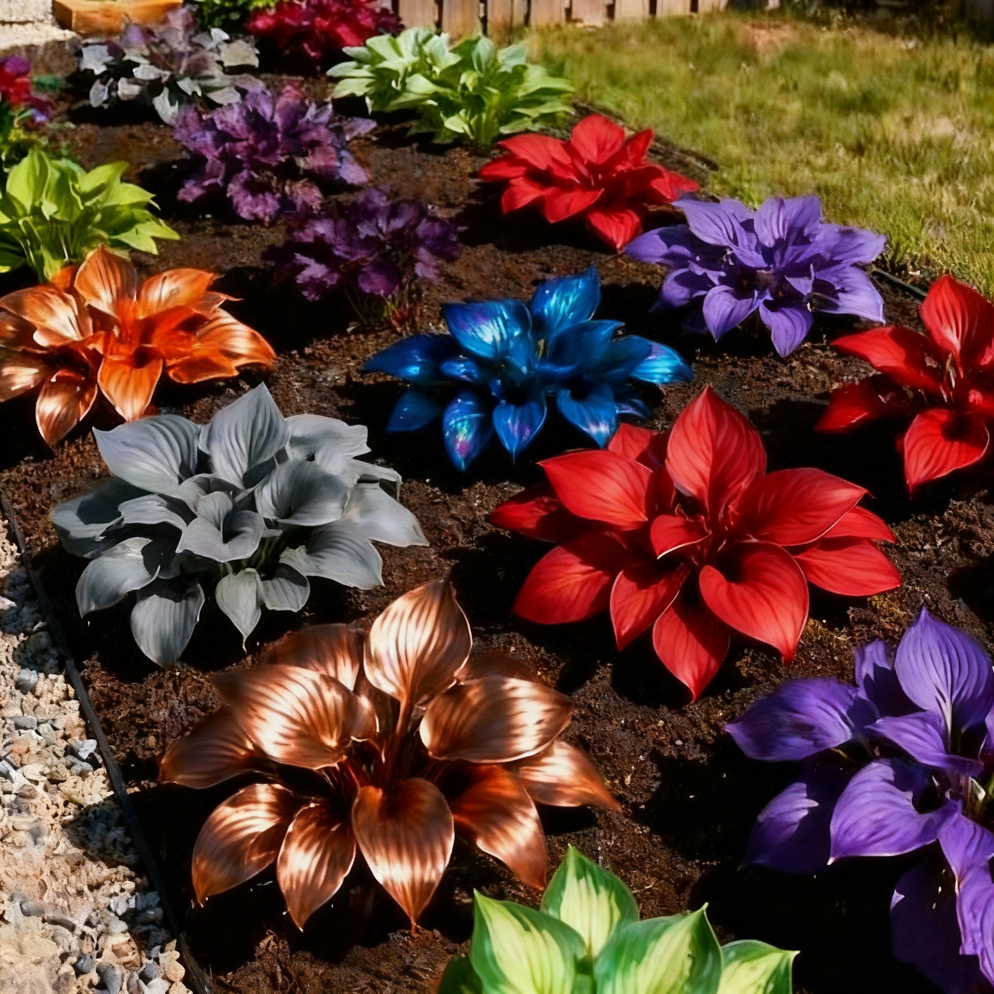 Graines d'hostas mélangées rares : pour jardin vivace d'ombre