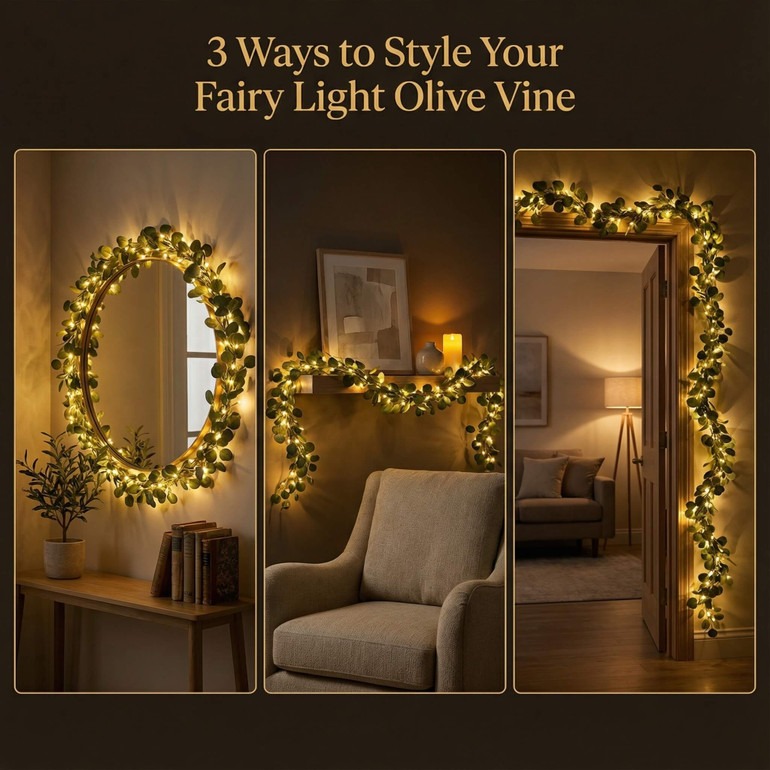 Fairy Light Olive Vine